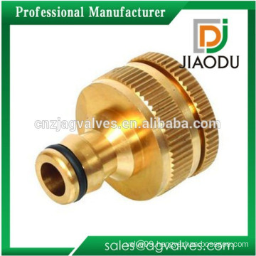 Brass Straight Pipe Fittings Threaded Male Quick Coupling Hose Connectors